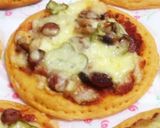 HB玄米ご飯パンdeピザパン♡作り方14写真