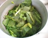 簡単＊ほうれん草と豆腐 ワカメのお吸い物作り方2写真
