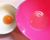 簡単ふあふあ♡モンサンミッシェルオムレツ作り方1写真