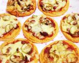 HB玄米ご飯パンdeピザパン♡作り方16写真