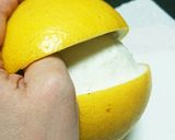 初めに剥いておく文旦。作り方1写真