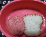 キャラ弁 ドキンちゃんとしょくぱんまん作り方1写真