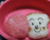 キャラ弁 ドキンちゃんとしょくぱんまん作り方2写真