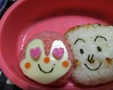 キャラ弁 ドキンちゃんとしょくぱんまん作り方3写真