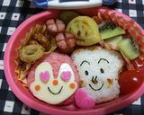 キャラ弁 ドキンちゃんとしょくぱんまん作り方4写真