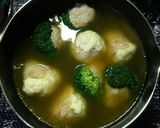 鶏肉団子と野菜のゴロッとスープ♪作り方4写真