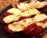 1分で！スパイシーホットチーズサラミ作り方1写真