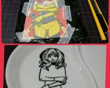 バレンタイン 海苔アート おっぱい弁当作り方1写真