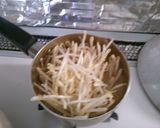 簡単! 鶏むね肉の もやし からしソース作り方5写真
