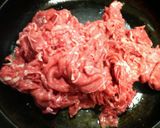 レタスたっぷり牛肉オニオンソースかけ作り方1写真