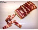 ちぢみほうれん草とパンチェッタのグラタン作り方3写真