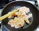 【食パン用抜き型】クマさん鶏そぼろ弁当作り方2写真