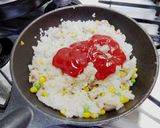 【食パン用抜き型】クマさんオムライス作り方7写真