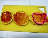 【食パン用抜き型】クマさんパンケーキ作り方7写真