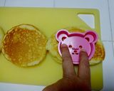 【食パン用抜き型】クマさんパンケーキ作り方8写真