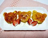 【食パン用抜き型】クマさんパンケーキ作り方12写真
