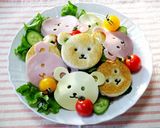 【食パン用抜き型】クマだらけサラダ作り方17写真