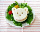 【食パン用抜き型】クマさんサンドイッチ作り方12写真