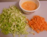 ✿キャベツと豆腐の優しい雑炊✿(おじや)作り方1写真