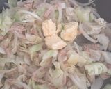 簡単ランチ☆ツナキャベツのクリームパスタ作り方5写真