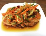 お父さんの南蛮漬け(の野菜)作り方4写真