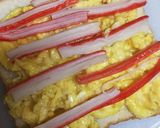 ふわふわ卵焼きとカニかま【サンドイッチ】作り方7写真