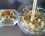 ☆餃子ドック(ロールパンサンドイッチ)☆作り方1写真
