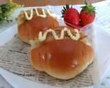 ☆餃子ドック(ロールパンサンドイッチ)☆作り方3写真