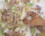 簡単ランチ☆ツナキャベツのクリームパスタ作り方7写真