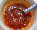 ほうれん草とチーズの卵焼き トマトソース添え作り方6写真