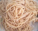 簡単ランチ☆ツナキャベツのクリームパスタ作り方9写真