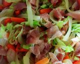 野菜たっぷり生ハムのケークサレ♪作り方2写真