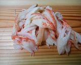 簡単♪カニかま・胡瓜・玉子のマヨ和え作り方1写真