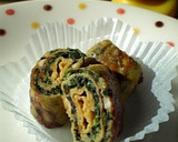 *ほうれん草のしょうゆﾏﾖ卵焼き*作り方5写真