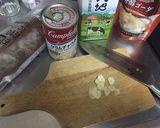 缶詰チャウダーとバケットで簡単ランチ作り方1写真