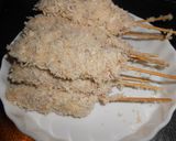 焼きとり用の串刺し鶏肉で「トリカツ」作り方3写真