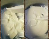 少量：お豆腐生チョコ ほうじ茶味作り方2写真