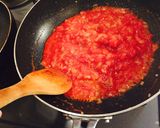 簡単☆豚肉とチーズのトマトパスタ作り方2写真