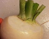 手羽元と丸ごとかぶのほっこりスープ作り方1写真