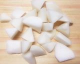 牛すじ&牛肉の大根こんにゃく煮込み♪作り方1写真