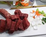 牛ミスジ肉ブルゴーニュ流の赤ワイン煮込み作り方2写真