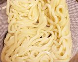 簡単アレンジ☆うどんでたらこパスタ作り方1写真