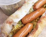 朝食ランチに。山盛キャベツでHOTDOG作り方2写真