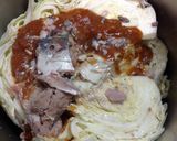 キャベツの鯖トマト煮込み作り方1写真