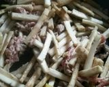 ごぼうと豚小間のきんぴら風作り方3写真