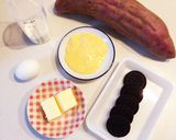 オレオ底で♪しっとりスイートポテトケーキ作り方1写真