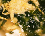 カニの茹で汁を使ってかき玉汁♪作り方4写真