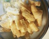 チンゲン菜と油揚げの簡単炒め作り方2写真