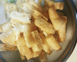 チンゲン菜と油揚げの簡単炒め作り方2写真