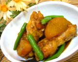 鶏手羽と大根のコクうま！甘辛味噌煮作り方9写真